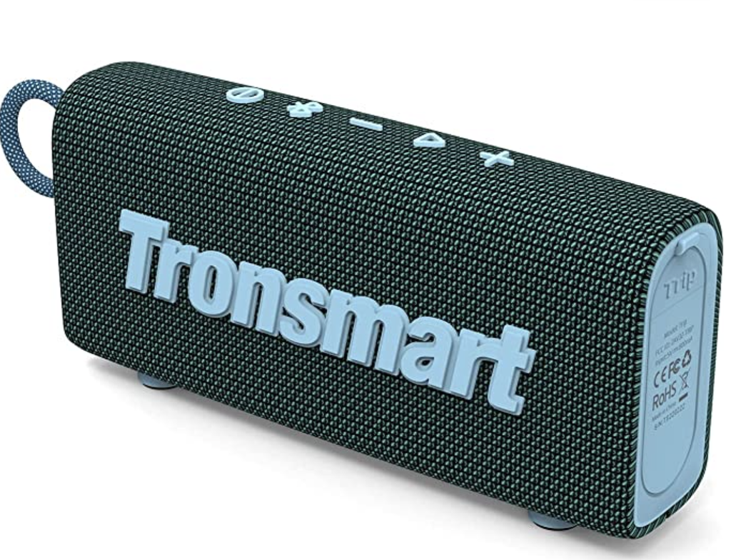 Tronsmart Bocina Bluetooth Portátil Trip, Altavoz Bluetooth Pequeño contra Agua 15W (Azul)
