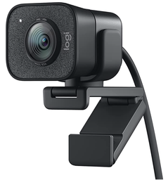 [960-001280] WebCAm, StreamCam para Creadores - Cámara Web Premium Streaming y Creación de Videos, Full HD 1080p 60 fps, Lente Premium, Autoenfoque Inteligente, Conexión USB, para PC, Mac - Negra